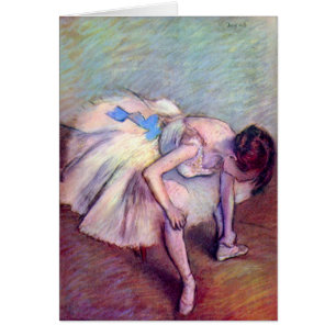 Tänzerin sitzend von Edgar Degas, Vintage-Ballett-