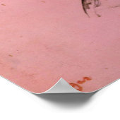 Tänzerin Slipping on Your Shoe von Edgar Degas Poster (Ecke)