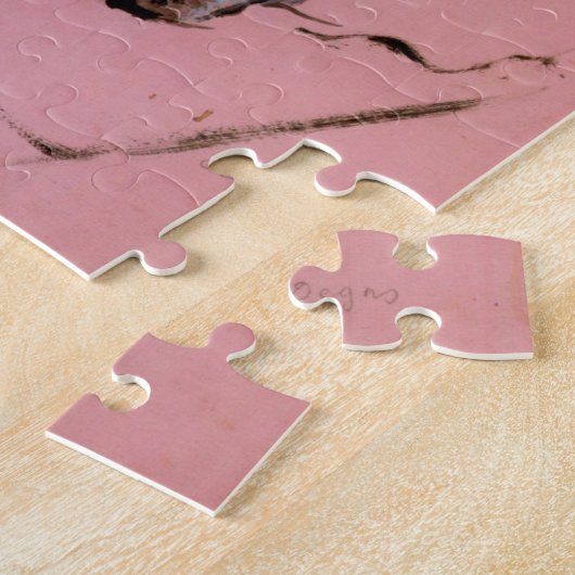 Tänzerin Slipping on Your Shoe von Edgar Degas Puzzle (Seite)