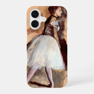 Tänzerin stehend von Edgar Degas, Vintage Ballett iPhone 16 Hülle