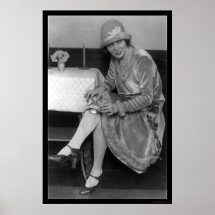 Tänzerin und ihre Garter Flasche 1926 Poster