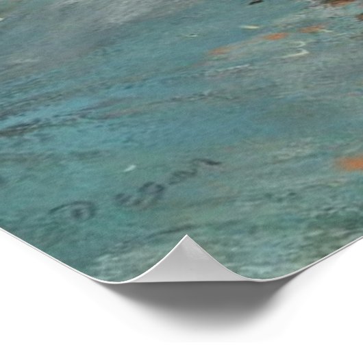 Tänzerin von Degas Poster (Ecke)