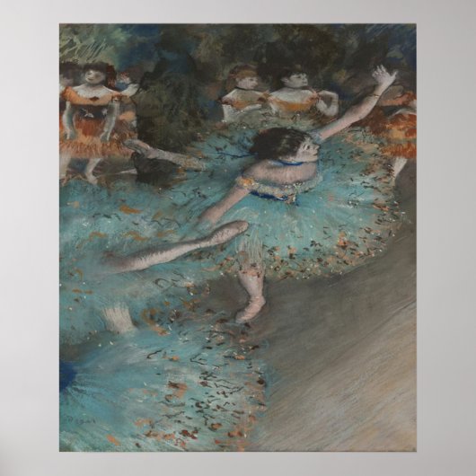 Tänzerin von Degas Poster (Vorne)