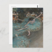 Tänzerin von Degas Postkarte (Vorne/Hinten)