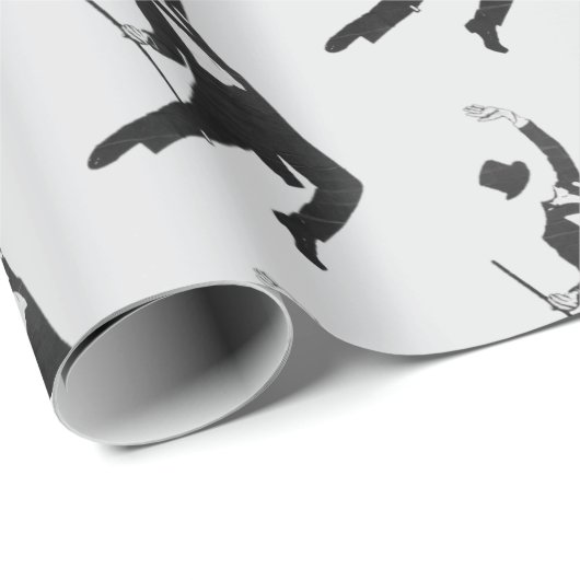 Tänzerin Wrapping Paper Geschenkpapier (Rolleneckpunkt)