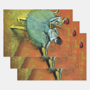 Tänzerinnen an der Stange von Edgar Degas, Ballett Geschenkpapier Set