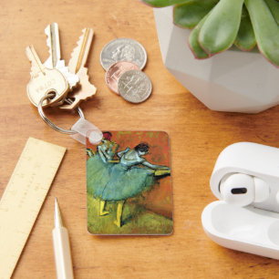 Tänzerinnen an der Stange von Edgar Degas, Vintage Schlüsselanhänger