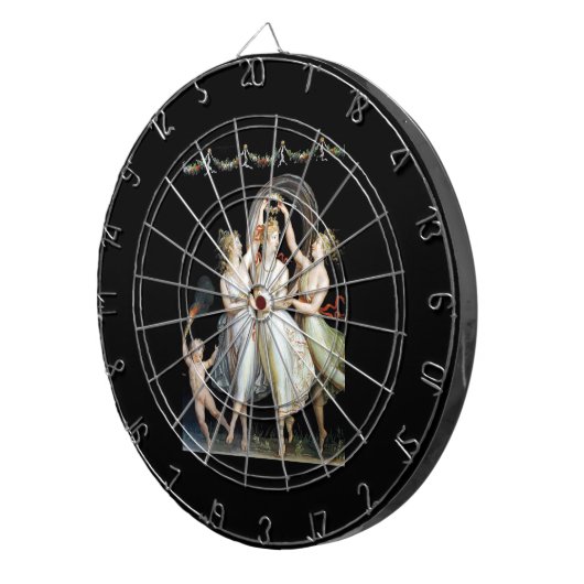 Tänzerinnen Dartscheibe (Vorderseite rechts)