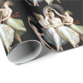 Tänzerinnen Geschenkpapier (Rolleneckpunkt)