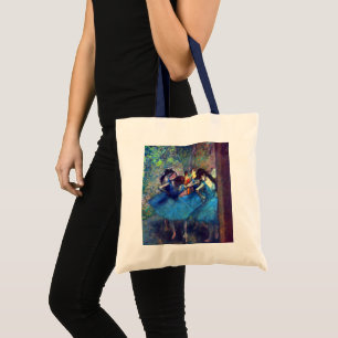 Tänzerinnen in Blau von Edgar Degas, Vintage-Balle Tragetasche