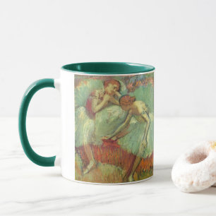 Tänzerinnen in Grün von Edgar Degas, Vintage-Balle Tasse