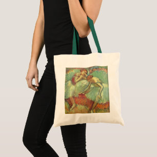 Tänzerinnen in Grün von Edgar Degas, Vintage Balle Tragetasche