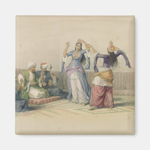 Tänzerinnen in Kairo, 'von Ägypten und von Nubia Magnet