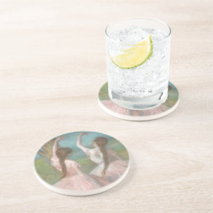 Tänzerinnen in Rosa Edgar Degas Getränkeuntersetzer