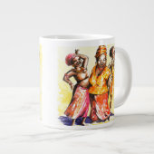 Tänzerinnen Jumbo-Tasse (Vorderseite Rechts)