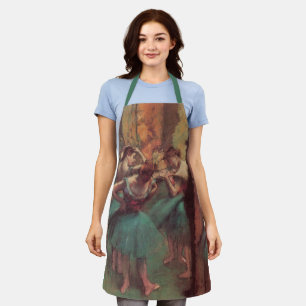 Tänzerinnen, Rosa und Grün von Edgar Degas Schürze