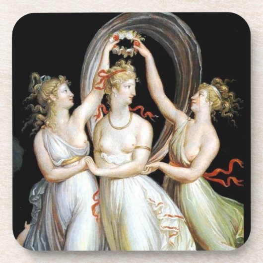 Tänzerinnen Untersetzer (Vorderseite)