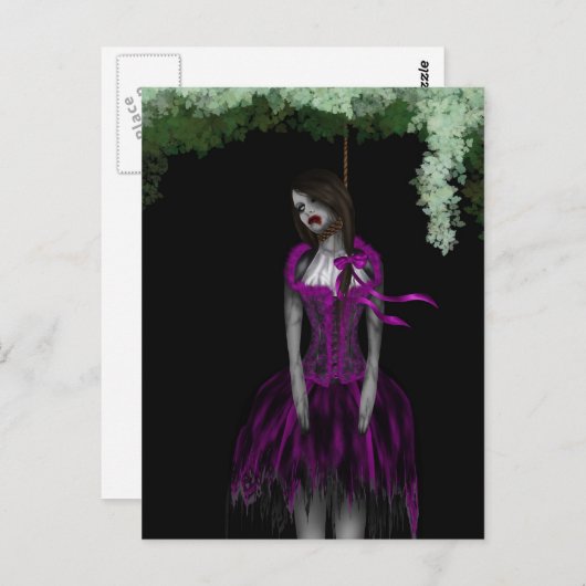 Tänzerpostkarte Postkarte (Vorne/Hinten)