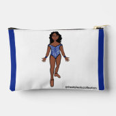 Tänzerzubehör Beutel Blue Animal (Rückseite)