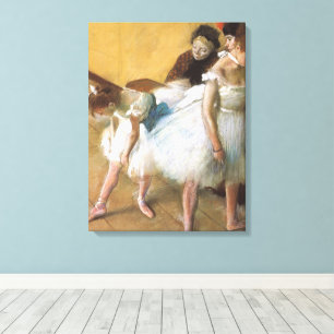 Tanzexamen von Edgar Degas, Vintage Ballet Leinwanddruck