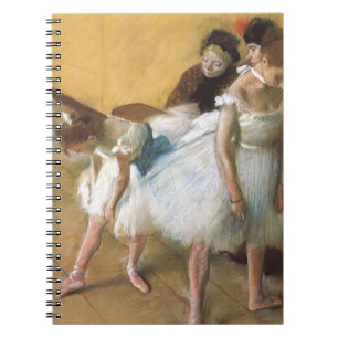 Tanzexamen von Edgar Degas, Vintage-Ballett Notizblock
