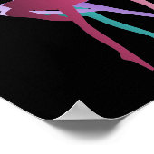 Tanzfarben Poster (Ecke)