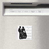 Tanzfavoriten für Braut und Silhouette Magnet (In Situ (Geschirrspüler))