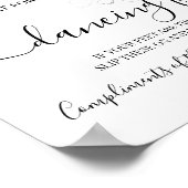 Tanzfeet Flip Flops Hochzeitssymbol Poster (Ecke)