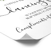 Tanzfeet Flip Flops Hochzeitssymbol Poster (Ecke)