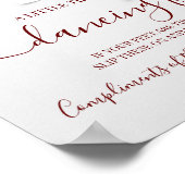 Tanzfeet Flip Flops Hochzeitssymbol Poster (Ecke)