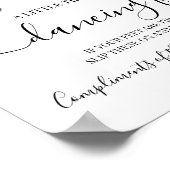 Tanzfeet Flip Flops Hochzeitssymbol Poster (Ecke)