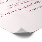 Tanzfeet Flip Flops Hochzeitssymbol Poster (Ecke)