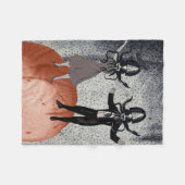 Tanzfeier für Außerirdischen Fleecedecke (Vorderseite (Horizontal))