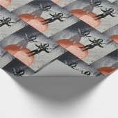 Tanzfeier für Außerirdischen Geschenkpapier (Ecke)