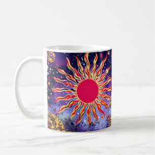 "Tanzfeuer des Kosmos" Die Sonne Kaffeetasse