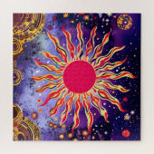 "Tanzfeuer des Kosmos" Die Sonne Puzzle (Horizontal)