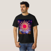 "Tanzfeuer des Kosmos" Die Sonne T-Shirt (Vorne ganz)