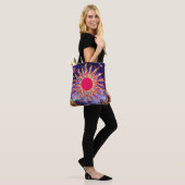 "Tanzfeuer des Kosmos" Die Sonne Tasche (Am Model)