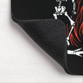 Tanzfeuer Valentinstag Funny Bones Liebe Mousepad (Ecke)