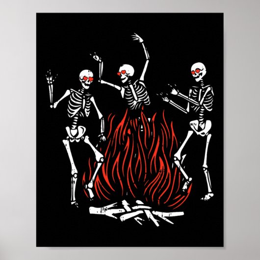 Tanzfeuer Valentinstag Funny Bones Liebe Poster (Vorne)