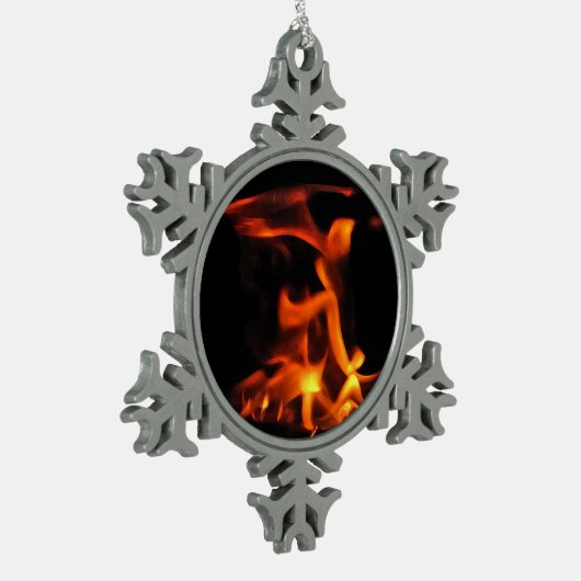 Tanzfeuerzitter Snowflake Ornament (Links)