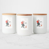 Tanzfigur Valentinstag Lebensmitteletikett (Flaschen)