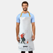 Tanzfigur Valentinstag Schürze (Getragen)