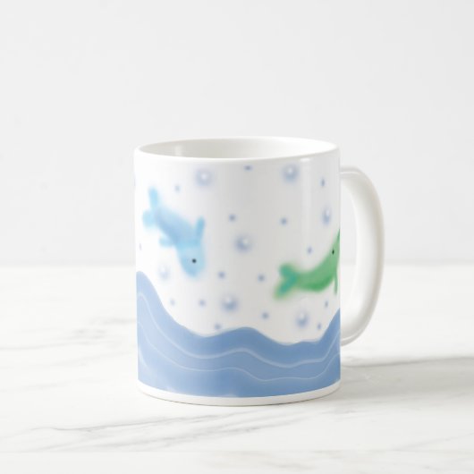 "TANZFISCH" KAFFEETASSE (VorderseiteRechts)