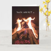 Tanzflames Geburtstag Karte (Gelbe Blume)