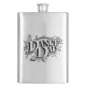Tanzflasche Vater Flachmann (Vorderseite)