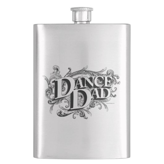 Tanzflasche Vater Flachmann (Vorderseite)
