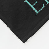 Tanzflockendecke personalisiert. fleecedecke (Ecke)