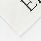 Tanzflockendecke personalisiert. fleecedecke (Ecke)