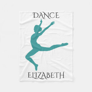 Tanzflockendecke personalisiert. fleecedecke